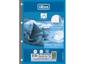 Bloco de Fichário Universitário Académie 80 Folhas - Tilibra
